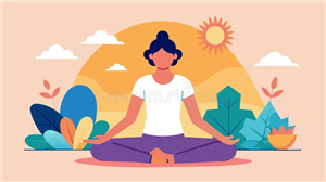 colorful yoga pose