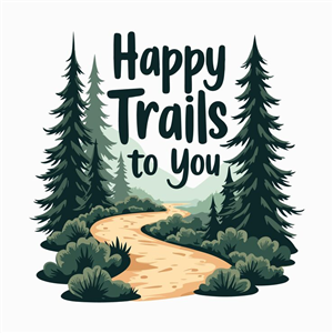 trees and trail
